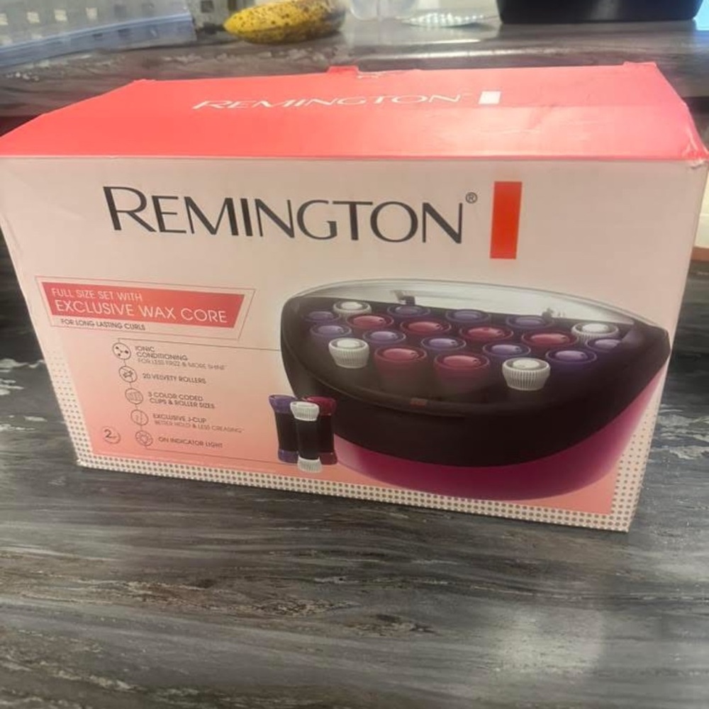 Remington Full Size Hair Rollers with Wax Core
